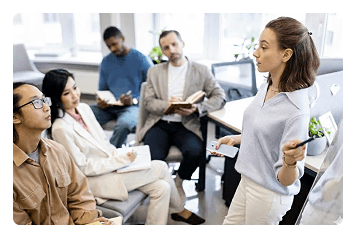 Team meeting discussion